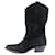 Saint Laurent Boots Black Deerskin  ref.1168213