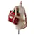 Cabas Web Gucci Red GG Nylon Crest Sherry Line Tissu Rouge  ref.1168235