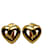 Dior Gold-Herz-Ohrclips Golden Metall Vergoldet  ref.1168297