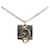 Dior Logo Pendant Necklace Golden Metal  ref.1168316