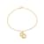 Dior CD Logo Rhinestone Bracelet Golden Metal  ref.1168321
