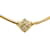 Dior Colar com pingente de coração de strass Dourado Metal  ref.1168322