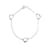 Tiffany & Co Triple Open Heart Bracelet Silvery Metal  ref.1168326