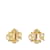 Dior Pendientes De Clip Con Insignia Del Logo Dorado Metal  ref.1168327