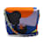 Chanel 2000-2002 Mini borsa con patta in raso multicolore Tela  ref.1168362