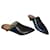 Marni Mules Navy blue Leather  ref.1168414