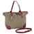 Gucci GG Canvas Hand Bag 2way Beige Red 269957 Auth ki3868  ref.1168690