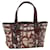 BURBERRY Nova Check Tote Bag PVC Leather Red Auth hk959  ref.1168724
