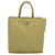 PRADA Hand Bag Nylon Beige Auth 60951  ref.1168773