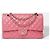 Sac Chanel Timeless/Classico in Pelle Rosa - 101622 - vista 2