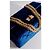 Chanel 2019 MINI VELLUTO BLU TRAPUNTATO 2.55 Reissue 224 borsa con patta Blu navy Gold hardware - vista 3