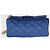 Chanel 2019 MINI VELLUTO BLU TRAPUNTATO 2.55 Reissue 224 borsa con patta Blu navy Gold hardware - vista 5
