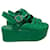 LOEWE  Sandals T.eu 39 plastic Green  ref.1169260