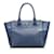 Blue Prada Calfskin Stitched Handbag Leather  ref.1169340