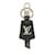 Porte-clés noir Louis Vuitton Cloche Cles Cuir  ref.1169347
