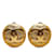 Gold Chanel CC Clip On Earrings Golden Gold-plated  ref.1169353