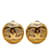 Pendientes de clip Chanel CC dorados Chapado en oro  ref.1169353