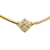 Collier pendentif strass Dior doré  ref.1169382