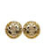 Goldene Chanel CC-Ohrclips Vergoldet  ref.1169391