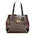 Brown Louis Vuitton Damier Ebene Hampstead PM Handbag Leather  ref.1169402