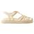 Calzature Sandals - Marni - Leather - White Pony-style calfskin  ref.1169697