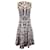 Alexander McQueen Intarsia Stretch-knit Dress In Ivory Viscose White Cream Cellulose fibre  ref.1169731