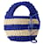 JW Anderson Popcorn Basket Bag - J.W. Anderson - Cotton - Blue/White  ref.1169742