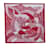 Hermès Carre 90 Travers Champ Silk Scarf Red Cloth  ref.1169776