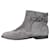 Christian Dior Grey suede buckle ankle boots - size EU 36  ref.1169881