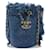 Chanel Blue Denim Mini Mood Bucket mit Kette Blau John Tuch  ref.1169904