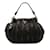 Prada Handtasche aus Nylon mit Mordore-Streifen Schwarz Leinwand  ref.1170029