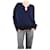 Marni Jersey de lana azul oscuro - talla UK 10  ref.1170033