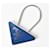 Prada Bag charms Blue Metal  ref.1170053