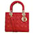 Dior Lady Dior Red Leather  ref.1170056