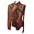 Balmain bodysuit - runway piece Khaki Exotic leather  ref.1170147