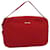 PRADA Accessory Pouch Canvas Red Auth ki3861 Cloth  ref.1170317