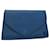 LOUIS VUITTON Epi Art Deco Clutch Bag Blue M52635 LV Auth th4347 Leather  ref.1170336