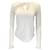 Autre Marque Giorgio Armani Ecru Long Sleeved Wool and Silk Top Cream  ref.1171008