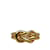 Goldener Hermès-Regate-Schalring Metall  ref.1171023