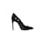 Zapatos de tacón con punta en punta de charol Lanvin negro UE 37 Cuero  ref.1171028