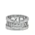 Tiffany & Co Anello in argento con diamanti Tiffany Atlas Oro bianco  ref.1171046
