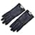 Hermès Blue Hermes Soya Cadena Gloves Leather  ref.1171048