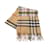 Sciarpe con sciarpa in cashmere marrone Burberry House Check Cachemire  ref.1171077