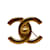 Broche giratorio Chanel CC de oro Dorado Metal  ref.1171082