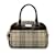 Beige Burberry House Check Handbag Leather  ref.1171092