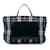 Blue Burberry House Check Tote Bag Leather  ref.1171100