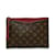 Bolso clutch Pallas con monograma Louis Vuitton marrón Castaño Cuero  ref.1171120