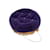 Vintage Purple & Gold Karl Lagerfeld 1985 Cushion Hat Cloth  ref.1171146