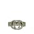 Silver Gucci Interlocking G Ring Silvery Metal  ref.1171161