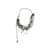 Silberfarbener Chanel Multistrand-Gürtel mit Kettengliedern Metall  ref.1171162